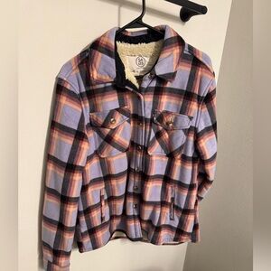 Sherpa lined shacket